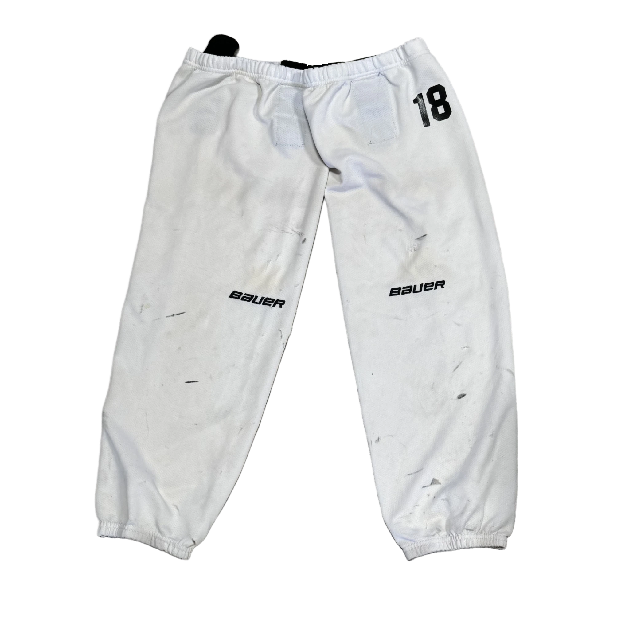 Chaussette de hockey Bauer d'occasion (blanche)